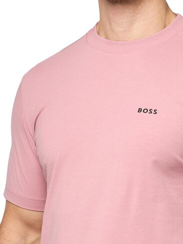 BOSS Men's Contrast Logo Cotton Stretch T-Shirt in Saudi Arabia
