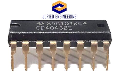 CD4043BE CD4043 CD4043 CMOS Quad NOR R/S Latch with 3-State Outputs Breadboard-Friendly IC DIP-16 (Pack of 10) in Kuwait