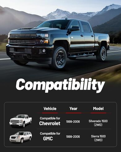 Evil Energy 3 "Front Liveling Lift Kit متوافق مع 1999-2006 Chevy Silverado 1500 GMC Sierra 1500 2WD ، 3 بوصة التعليق الفواصل السوداء in Saudi Arabia