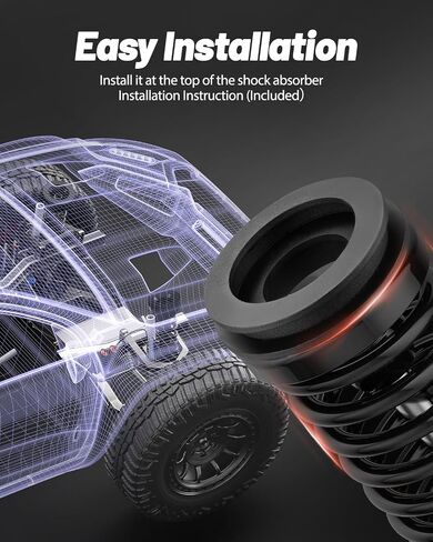 Evil Energy 3 "Front Liveling Lift Kit متوافق مع 1999-2006 Chevy Silverado 1500 GMC Sierra 1500 2WD ، 3 بوصة التعليق الفواصل السوداء in Saudi Arabia