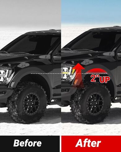 Evil Energy 3 "Front Liveling Lift Kit متوافق مع 1999-2006 Chevy Silverado 1500 GMC Sierra 1500 2WD ، 3 بوصة التعليق الفواصل السوداء in Saudi Arabia
