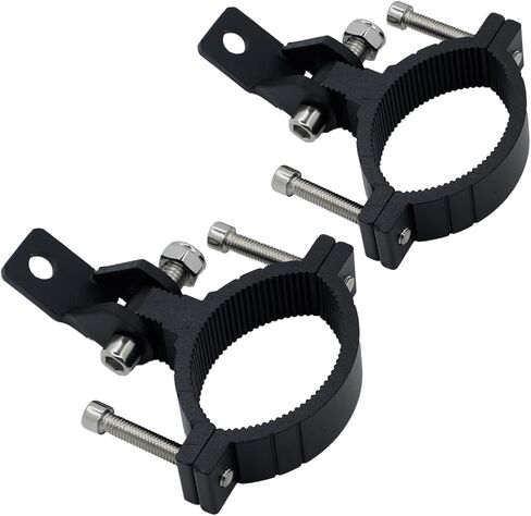 2PCS Motorcycle Headlight Bracket, Heavy-Duty Motorbike Tube Clamp Turn Signal Mounting Compatible with UTV ATV Fits 0.85-1.25" Roll Bar in Saudi Arabia