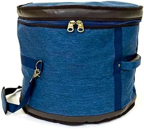 Barton GSP Bass Drum/Floor Tom Bag (Blue & Brown Oxford ، 18 × 16) in Kuwait