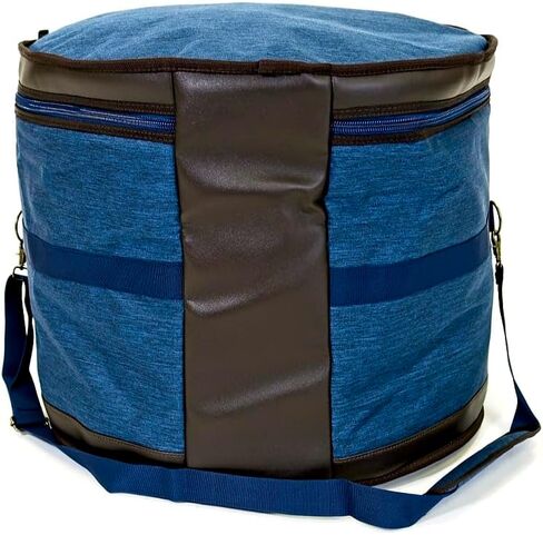 Barton GSP Bass Drum/Floor Tom Bag (Blue & Brown Oxford ، 18 × 16) in Kuwait