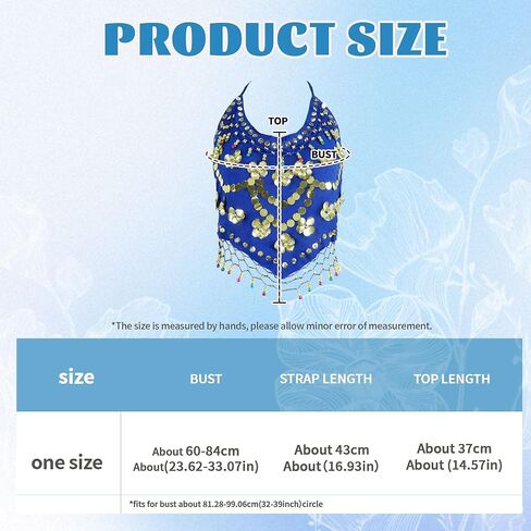 MUNAFIE Belly Dance Top - Adjustable Costume Top for Professional Performances & Cosplay Rose Red in Saudi Arabia