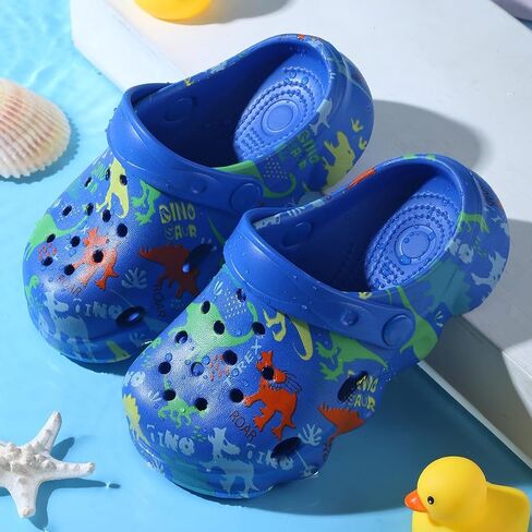 Casual Bright-Colored Clogs for Kid's, Toddlers, Girls, Breathable Lightweight Children's Garden Shoes for Beach Pool, Anti Slip Sandals Clogs, Water Shoes Summer Slides（33, Pink） in Saudi Arabia