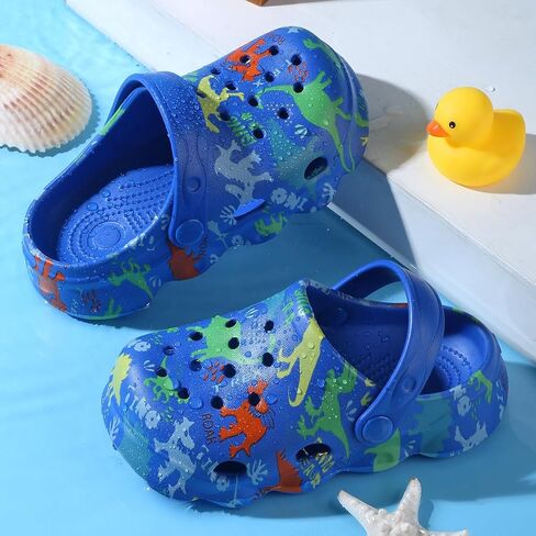 Casual Bright-Colored Clogs for Kid's, Toddlers, Girls, Breathable Lightweight Children's Garden Shoes for Beach Pool, Anti Slip Sandals Clogs, Water Shoes Summer Slides（33, Pink） in Saudi Arabia