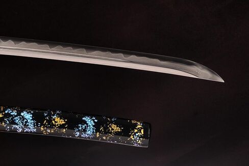 Nihontou Sword Hand Forge T10 Clay Tempered & Folded Steel Clay Tempered Samurai Katana Real Sharp Nice Hamon in Kuwait