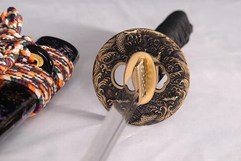 Nihontou Sword Hand Forge T10 Clay Tempered & Folded Steel Clay Tempered Samurai Katana Real Sharp Nice Hamon in Kuwait