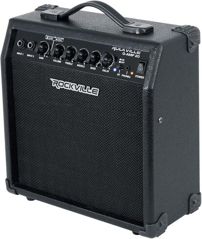 Rockville G-AMP 20 واط مضخم الجيتار Combo Amp Bluetooth/Delay + Microphone in Saudi Arabia