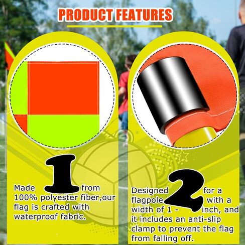 Replacement Soccer Corner Flags, Set of 4 in Saudi Arabia