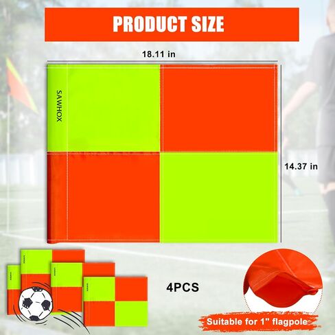 Replacement Soccer Corner Flags, Set of 4 in Saudi Arabia