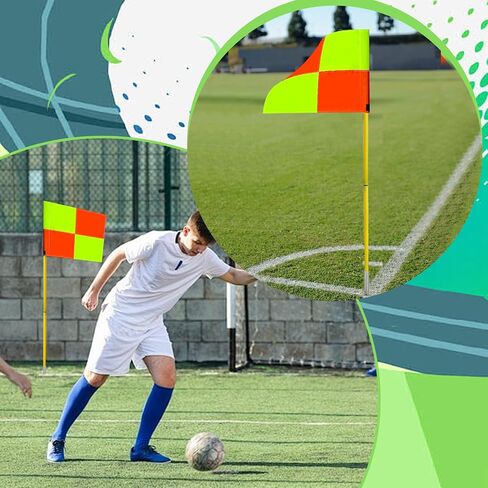Replacement Soccer Corner Flags, Set of 4 in Saudi Arabia