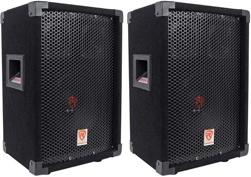 (2) Rockville RSG8 8 300 Watt 2-Way 8-Ohm Passive DJ/Pro PA Speaker in Saudi Arabia