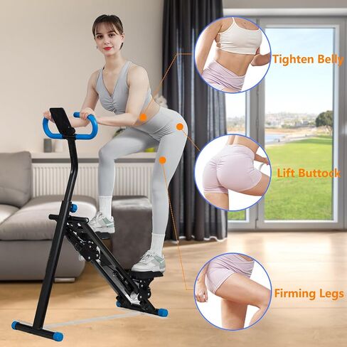 Stair Stepper for Home Gym Folding Vertical Climber Cardio Exercise Machine for Full Body Workout Machine, Adjustable Handlebar & Pedals, 300LBS Load in Saudi Arabia