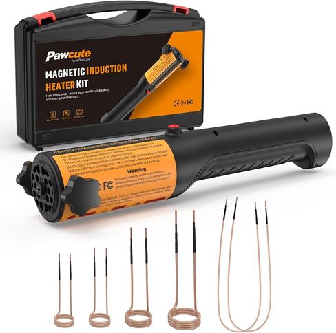 Induction Heater 1200W for Bolt Removal, Magnetic Heating Tool with 6 Coils, Handheld Heat Tool for Rusty Nuts and Bolts, Blue in Saudi Arabia