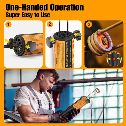 Induction Heater 1200W for Bolt Removal, Magnetic Heating Tool with 6 Coils, Handheld Heat Tool for Rusty Nuts and Bolts, Blue in Saudi Arabia