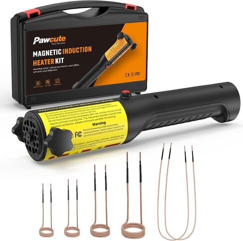 Induction Heater 1200W for Bolt Removal, Magnetic Heating Tool with 6 Coils, Handheld Heat Tool for Rusty Nuts and Bolts, Blue in Saudi Arabia