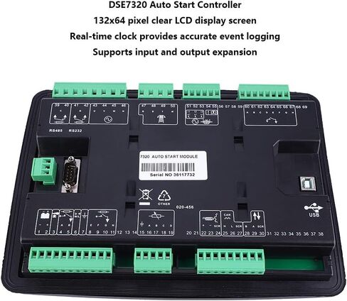 شاشة مولد LCD 132 × 64 بكسل شاشة في الوقت الحقيقي جدولة الصيانة على مدار الساعة وصول عن بُعد عبر حماية Ethernet IP65 للأنظمة in Saudi Arabia