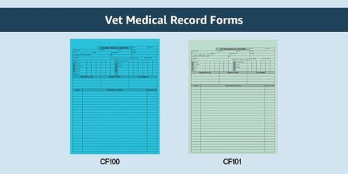 أشكال السجل الطبي الكلاب البيطري ، مخطط الطبيب البيطري ذو الوجهين للكلاب ، سجل التطعيم والعلاج ، مخزون الورق الثقيل ، 250 ورقة ، مثالية للعيادات البيطرية ، مستشفيات الحيوانات والملاجئ in Kuwait