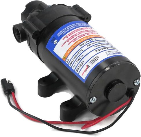 OEM | Everflo 2.2 GPM ، 12 Volt ، 70 PSI ، Diaphragm Pump EF2200 ، EF2200-BOX ، EF2200BOX in Saudi Arabia