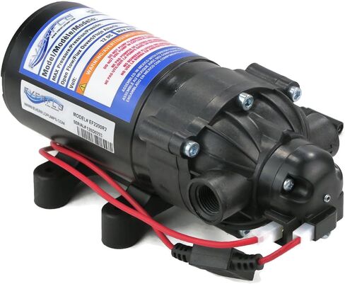 OEM | Everflo 2.2 GPM ، 12 Volt ، 70 PSI ، Diaphragm Pump EF2200 ، EF2200-BOX ، EF2200BOX in Saudi Arabia