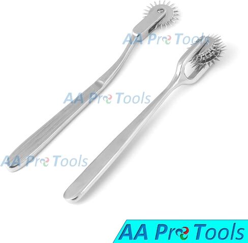 2 PCS مجموعة من Wartenberg العجلة الدبوس العصبية/العجلة (1) واحد + (3) أدوات الرأس الثلاثية in Saudi Arabia