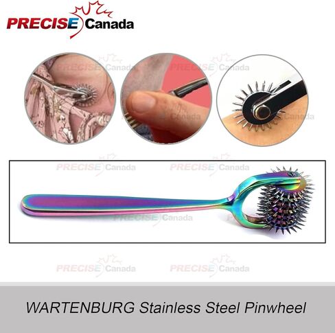 Wartenberg Neurological Pin Wheel Pinwheel 7 Head Diagnostic Multi Color Rainbow in Saudi Arabia
