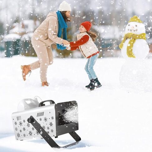VEVOR Snow Machine, 1500W Handheld/Hanging Snow Maker By Wireless Remote Control, Portable Snowmaking Machine, High Output Snowflake Maker with 5L Tank for Christmas Party Wedding Stage Effects in Kuwait