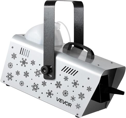 VEVOR Snow Machine, 1500W Handheld/Hanging Snow Maker By Wireless Remote Control, Portable Snowmaking Machine, High Output Snowflake Maker with 5L Tank for Christmas Party Wedding Stage Effects in Kuwait