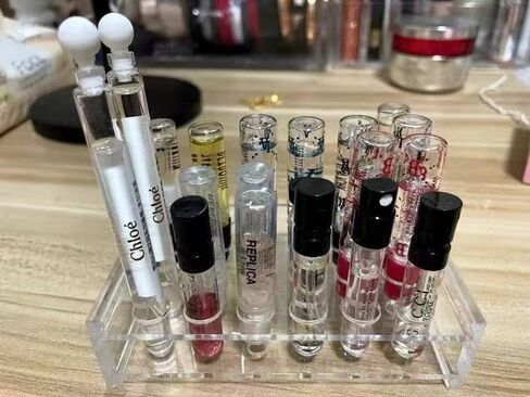 أكريليكتوبراك 3 HOLERSTALLERS TRAMPRENT ACRYLIC TRAP RACK مع آبار 17 مم لأنبوب الاختبار أنبوب الآلام وما إلى ذلك (شفاف ، 17) in Saudi Arabia