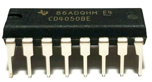 CD4050BE CD4050 CMOS HEX عازلة/محول DIP-16 لوح الخبز (قطعة واحدة) in Kuwait