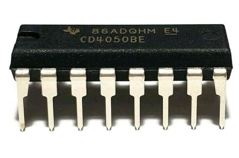 CD4050BE CD4050 CMOS HEX عازلة/محول DIP-16 لوح الخبز (قطعة واحدة) in Kuwait