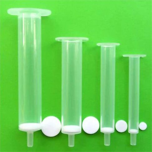 خراطيش العمود الفارغة بما في ذلك أنابيب فارغة 1 مل ~ 12ml و Frits لعمود استخراج الطور الصلبة SPE Lab HPLC Experience Supplies (10 مل) in Saudi Arabia