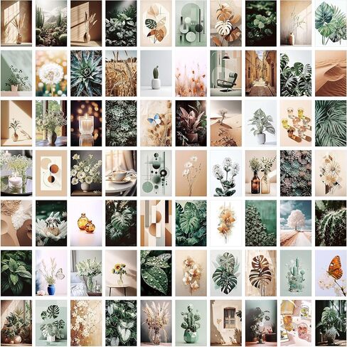 LIIGEMI 70PCS Blue Wall Collage Kit Aesthetic Pictures,Summer Beach Collage Print Kit,Bedroom Decor for Teen Girls,VSCO Girls Bedroom Decor, Room Decor Aesthetic,Double- Sided,70 Set 4x6 Inch in Saudi Arabia
