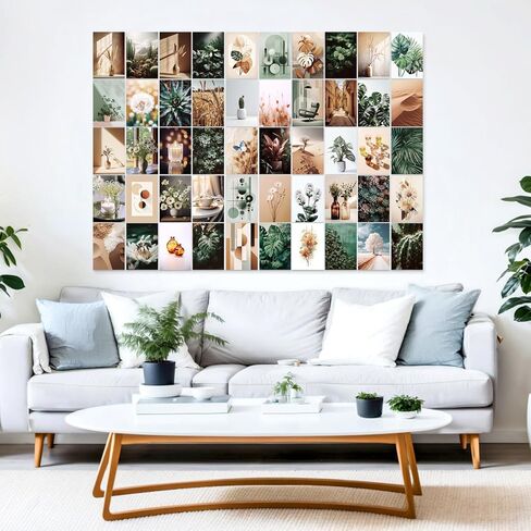 LIIGEMI 70PCS Blue Wall Collage Kit Aesthetic Pictures,Summer Beach Collage Print Kit,Bedroom Decor for Teen Girls,VSCO Girls Bedroom Decor, Room Decor Aesthetic,Double- Sided,70 Set 4x6 Inch in Saudi Arabia