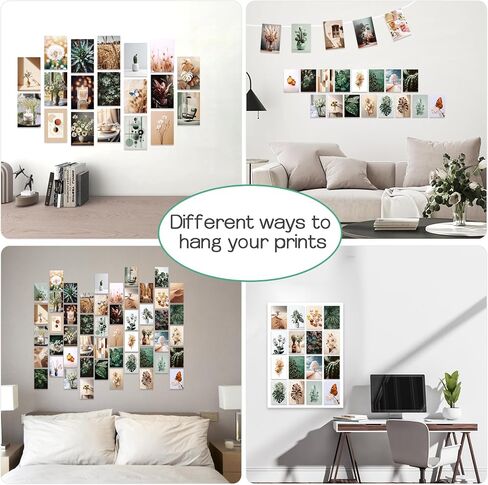 LIIGEMI 70PCS Blue Wall Collage Kit Aesthetic Pictures,Summer Beach Collage Print Kit,Bedroom Decor for Teen Girls,VSCO Girls Bedroom Decor, Room Decor Aesthetic,Double- Sided,70 Set 4x6 Inch in Saudi Arabia