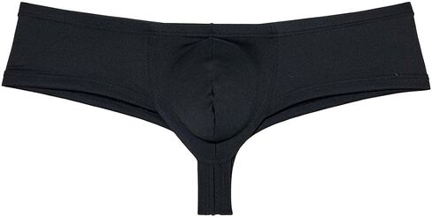 Men Half Coverage Skimpy Briefs Athletic Underwear Brazilian Bikini Boxer Briefs Skin Feel Micro Fabric Underpants in Kuwait