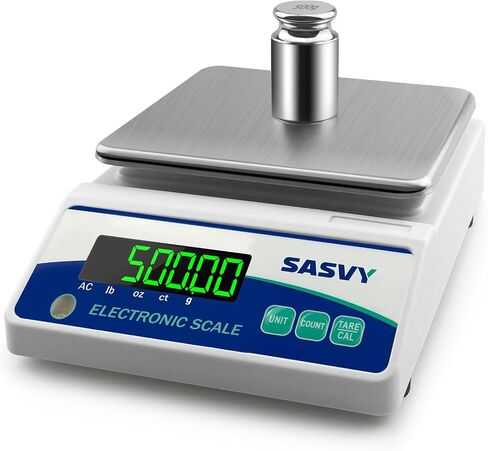 Lab Scale 5000g x 0.01g Scientific Scale g/oz/ct/lb High Precision Digital Electronic Analytical Balance for Jewelry Kitchen Laboratory School, Includes 500g Calibration Weight&Battery in Kuwait
