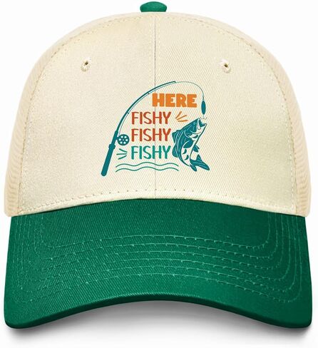 الصيد هنا مريب مريب مريب جولف اصطياد المزيد من الضحك قبعة زرقاء الورد RED02 WOMENS TRACKER HAT هدايا لقبعات البيسبول لها in Kuwait
