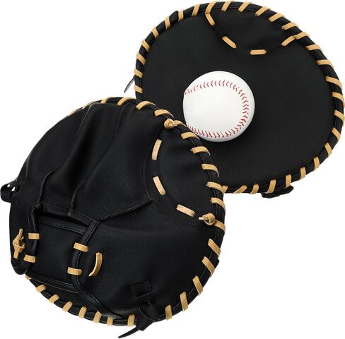 Pancake Baseball and Softball Training Glove - Flat & Soft Premium PVC Fielding Gear for Right-Hand Throw, Great Choice for Teens in Saudi Arabia