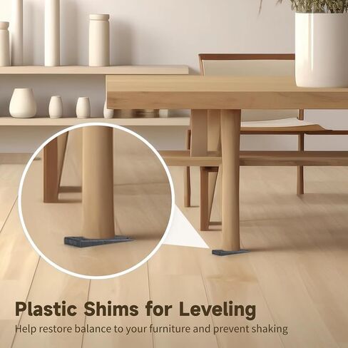 200 Pcs Plastic Shims for Furniture Leveling, Serrated Wedge Levelers for Home Use in Saudi Arabia