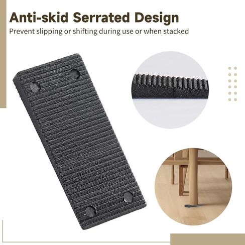 200 Pcs Plastic Shims For Leveling Furniture, Anti-Skid Wedges For Tables, Cabinets, Beds, And Refrigerators, Heavy-Duty Plastic Furniture Stabilizers in Saudi Arabia