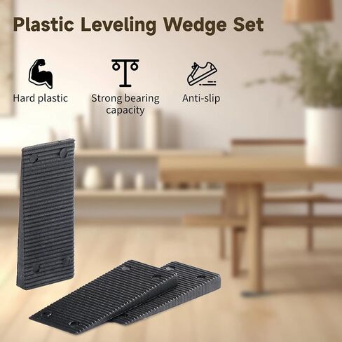 200 Pcs Plastic Shims For Leveling Furniture, Anti-Skid Wedges For Tables, Cabinets, Beds, And Refrigerators, Heavy-Duty Plastic Furniture Stabilizers in Saudi Arabia