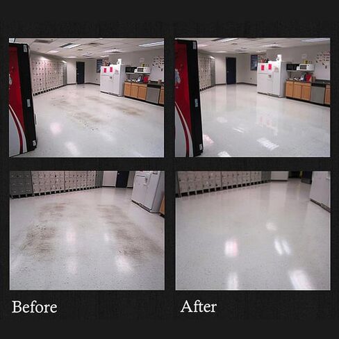 Quality Chemical Pro Shine High Solids Commercial Wet-Look Floor Finish Wax - High Shine Floor Cleaner, Future Floor Wax - Floor Wax for VCT Tile Floors, Polish & Restorer - 128 oz (Pack of 1) in Kuwait