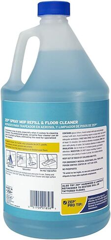 Zep Spray Mop Refill and Floor Cleaner - 1 جالون (حالة من 4) ZUMSF128 - منظف أرضيات متعددة السطح متعدد السطح متعدد السطح ومرقى مزيل الرائحة in Saudi Arabia