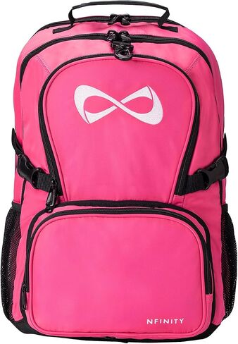 حقيبة الظهر Nfinity Classic Cheer للتشجيع - حقيبة ظهر مع محفظة قابلة للفصل وأكمام الكمبيوتر المحمول - حقيبة ظهر خفيفة الوزن للسفر - حقيبة ظهر للرياضة للمشجعين (Royal Blue) in Kuwait