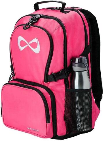 حقيبة الظهر Nfinity Classic Cheer للتشجيع - حقيبة ظهر مع محفظة قابلة للفصل وأكمام الكمبيوتر المحمول - حقيبة ظهر خفيفة الوزن للسفر - حقيبة ظهر للرياضة للمشجعين (Royal Blue) in Kuwait
