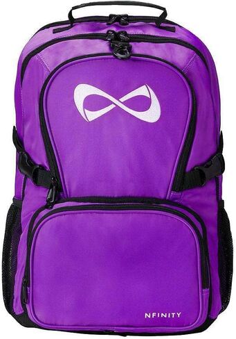 Nfinity Classic Cheer Backpack For Cheerleading - Backpack With Detachable Purse and Laptop Sleeve - Lightweight Backpack for Travelling - Sports Backpack for Cheerleaders (Royal Blue) in Kuwait