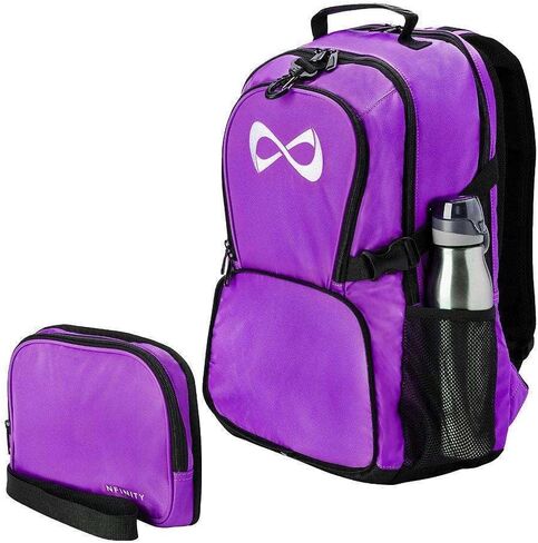 Nfinity Classic Cheer Backpack For Cheerleading - Backpack With Detachable Purse and Laptop Sleeve - Lightweight Backpack for Travelling - Sports Backpack for Cheerleaders (Royal Blue) in Kuwait